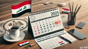 جدول العطل الرسمية في العراق 2025