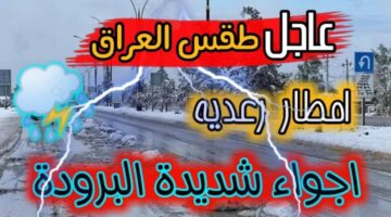 حالة الطقس غدًا في العراق. أمطار غزيرة وصقيع وموجة شديدة البرودة تضرب البلاد خلال الأيام المقبلة