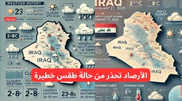 حالة الطقس في العراق لهذا الأسبوع و طقس العراق اليوم الخميس