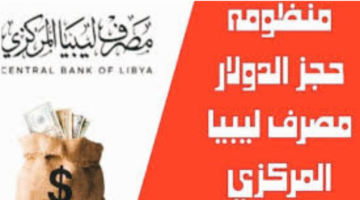 رابط منظومة حجز مصرف ليبيا المركزي للحصول على 4000 الآف دولار للأفراد