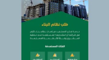 رسمياً. أمانة الرياض تتيح خدمة إصدار نظام البناء عبر تطبيق مدينتي