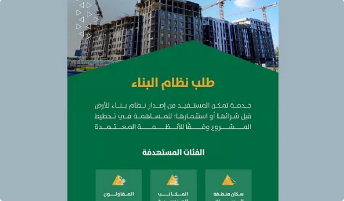 رسمياً.. أمانة الرياض تتيح خدمة إصدار نظام البناء عبر تطبيق "مدينتي" 2 رسمياً.. أمانة الرياض تتيح خدمة إصدار نظام البناء عبر تطبيق “مدينتي”
