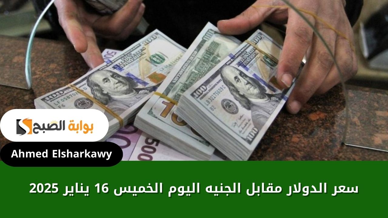 سعر الدولار مقابل الجنيه اليوم الخميس 16 يناير 2025 في السوق السوداء والبنوك المصرية