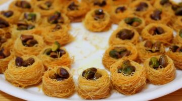 طريقة تحضير الكنافة الأساور في المنزل