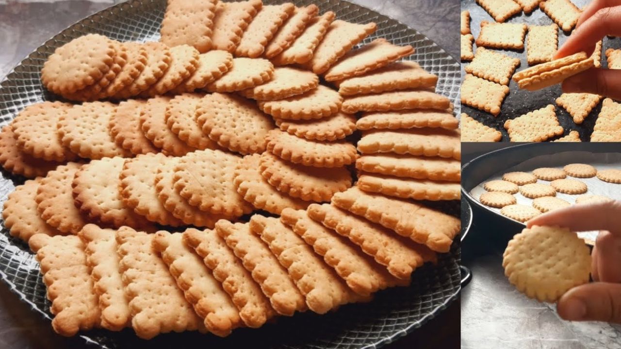 بدون بيض ولا زبدة ولا حليب حضري أهش وأخف بسكويت للتسقية مع الشاي في الخلاط بخطوات سهلة بسيطة !