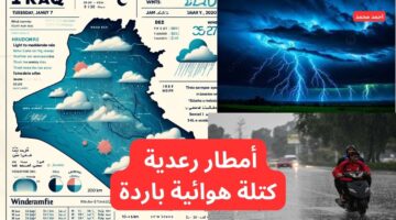 طقس العراق اليوم الثلاثاء 7 1 2024 وهذا الأسبوع