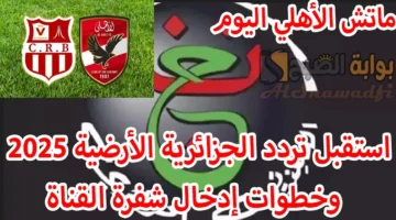 ماتش الأهلي اليوم. استقبل تردد الجزائرية الأرضية 2025 Programme National وخطوات إدخال شفرة القناة لمتابعة أهم المباريات