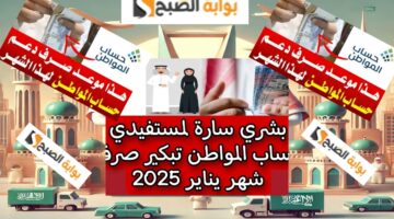 موعد صرف حساب المواطن يناير 2025