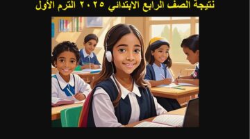 نتيجة الصف الرابع الابتدائي 2025