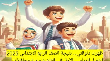 نتيجة الصف الرابع الابتدائي القاهرة 2025
