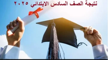 نتيجة الصف السادس الابتدائي 2025 1