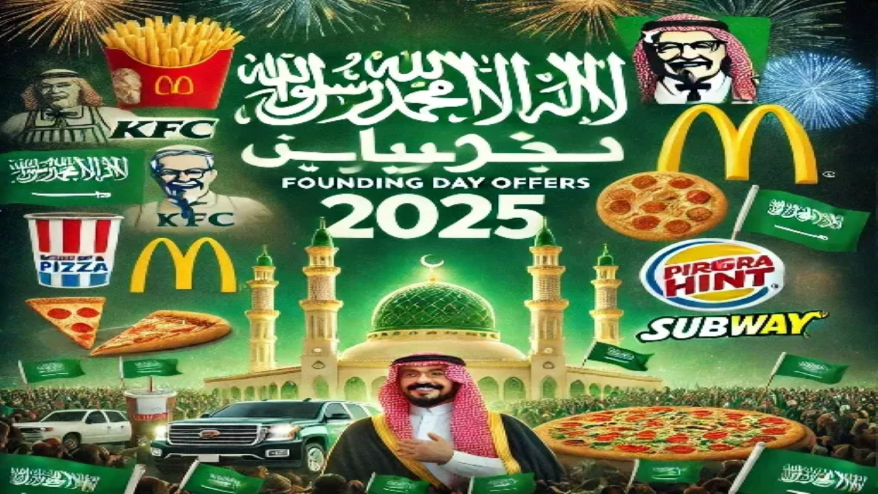 بالصور.. عروض المطاعم ليوم التاسيس 2025 والكافيهات خصومات مذهلة على وجباتكم المفضلة