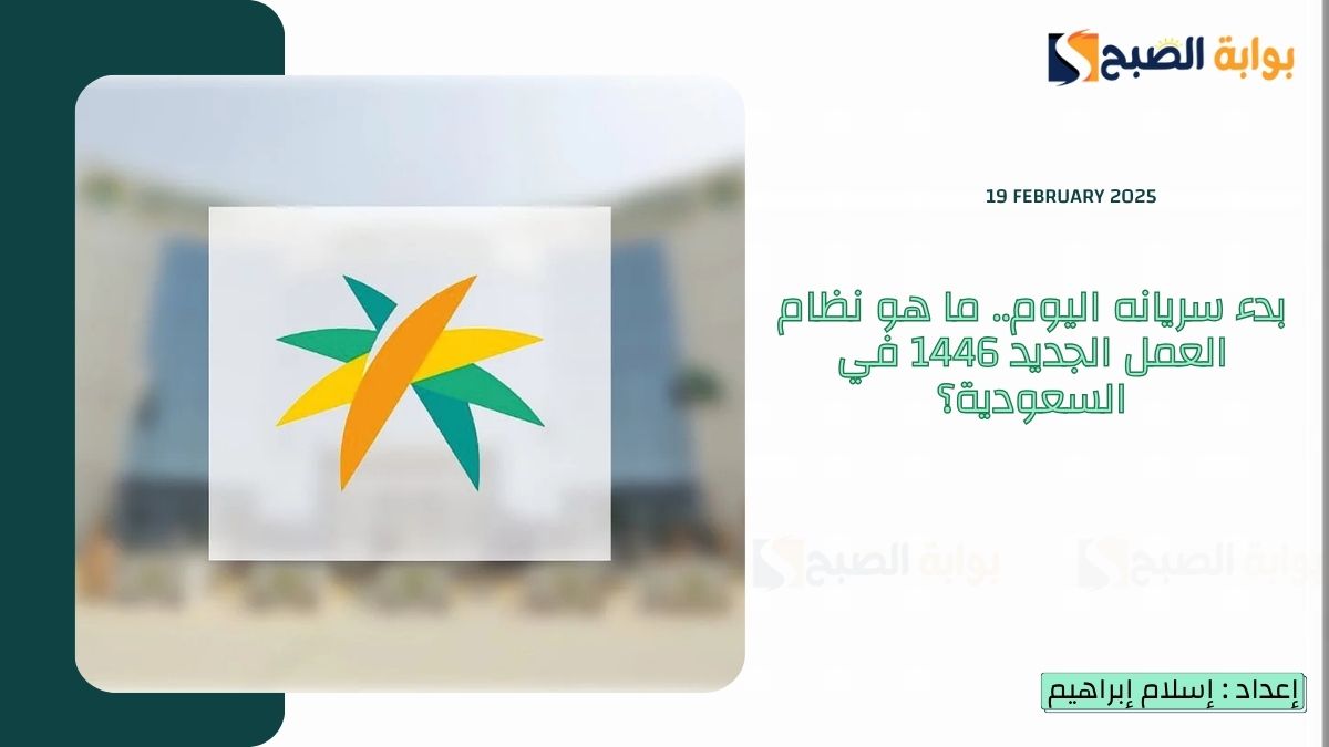 مع بدء سريانه اليوم.. ما هو نظام العمل الجديد 1446 في السعودية؟ 3 مع بدء سريانه اليوم.. ما هو نظام العمل الجديد 1446 في السعودية؟