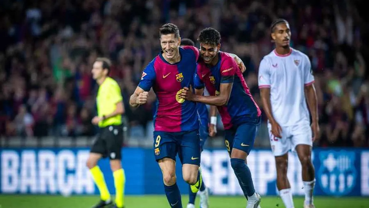 برشلونة يكتسح إشبيلية.. ما هو ترتيب الدوري الإسباني بعد فوز البرسا وتعادل الريال؟ 2 برشلونة يكتسح إشبيلية.. ما هو ترتيب الدوري الإسباني بعد فوز البرسا وتعادل الريال؟