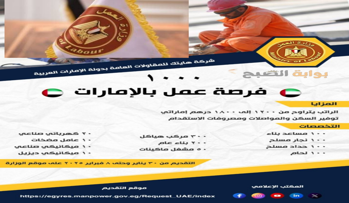 الإمارات توفر 1000 فرصة عمل لمواطني هذه الدولة برواتب مجزية
