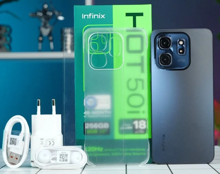 اقوى هاتف من انفينكس.. اكتشف مواصفات Infinix Hot 50i بإمكانيات ومميزات تفوق الخيال يستحق الشراء بجدارة 5 اقوى هاتف من انفينكس.. اكتشف مواصفات Infinix Hot 50i بإمكانيات ومميزات تفوق الخيال يستحق الشراء بجدارة