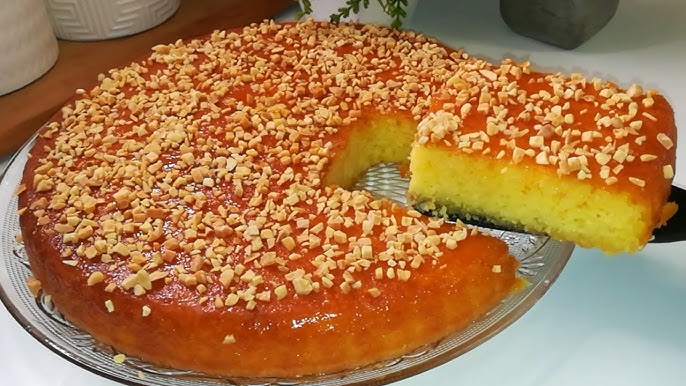 طريقة عمل البسبوسة بالبرتقال بمزاقها الشهي واللذيذ 2 طريقة عمل البسبوسة بالبرتقال بمزاقها الشهي واللذيذ