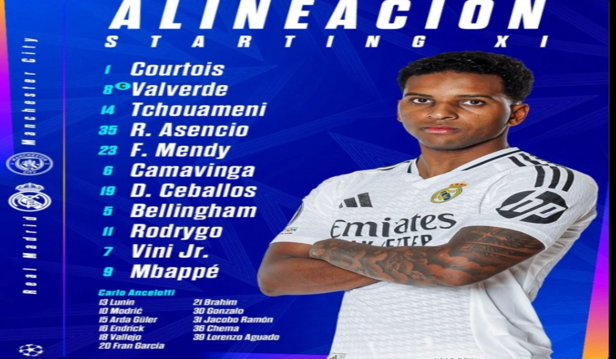 تشكيلة ريال مدريد ضد مان سيتي الرسمية man city vs real madrid في دوري أبطال أوروبا 2025 5 تشكيلة ريال مدريد ضد مان سيتي الرسمية man city vs real madrid في دوري أبطال أوروبا 2025