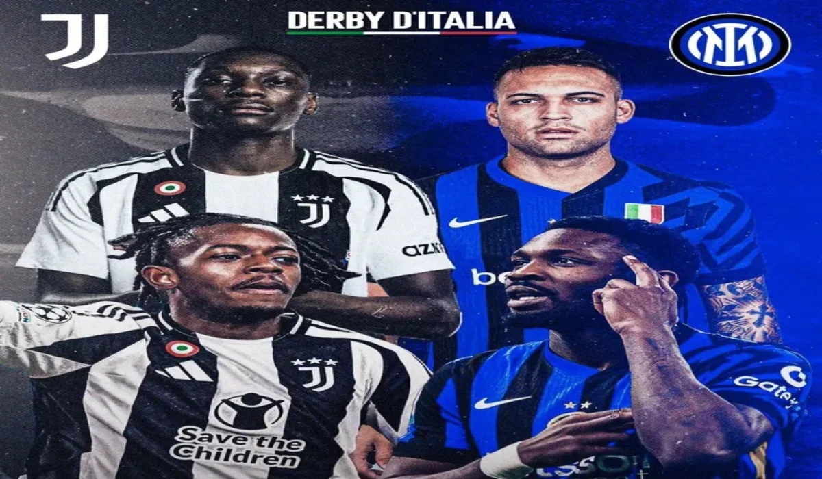 juventus vs inter.. معلق مباراة يوفنتوس وانتر ميلان في الدوري الإيطالي الممتاز 2025 والقنوات الناقلة