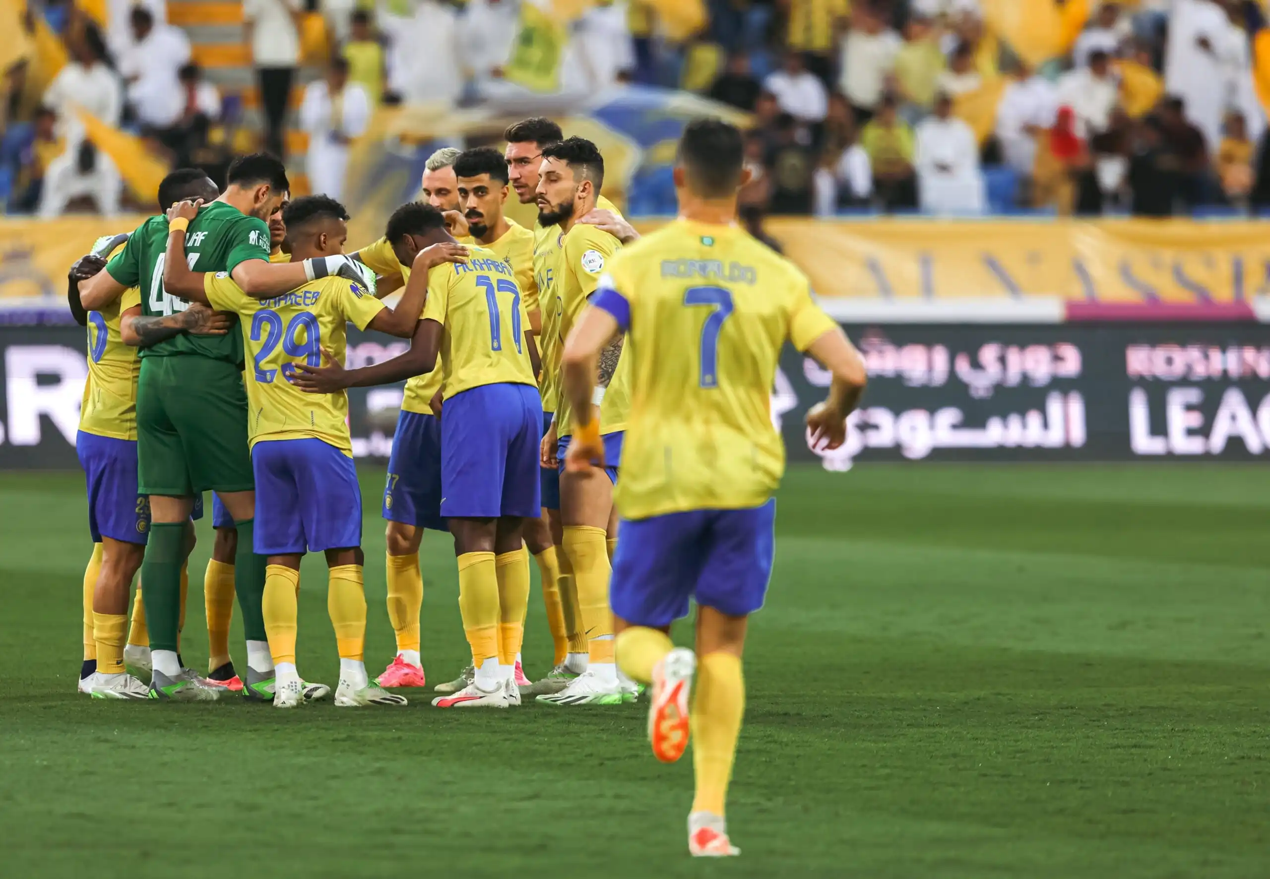 جماهير النصر تتحدى الأهلي بعد الانتصار على الفيحاء في دوري روشن