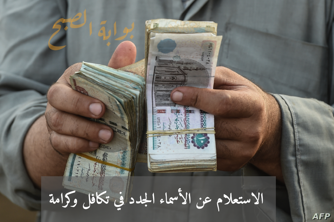 وزارة التضامن الاجتماعي توضح رابط الاستعلام عن الأسماء الجدد في تكافل وكرامة 2025 5 وزارة التضامن الاجتماعي توضح رابط الاستعلام عن الأسماء الجدد في تكافل وكرامة 2025