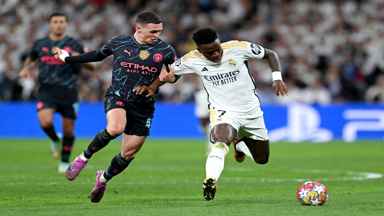 القنوات الناقلة لمباراة السيتي وريال مدريد في دوري أبطال أوروبا 2025 + المعلق 5 القنوات الناقلة لمباراة السيتي وريال مدريد في دوري أبطال أوروبا 2025 + المعلق