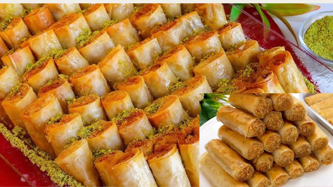 أهلاً بالحلويات الشرقية وليالي رمضان الحلوة .. أصابع الجلاش بالكنافة والمكسرات بطعم خرافي لا يقاوم