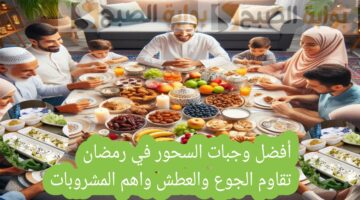 أفضل وجبات السحور في رمضان تقاوم الجوع والعطش واهم المشروبات