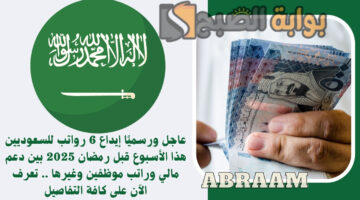 إيداع 6 رواتب للسعوديين