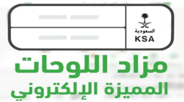 المزاد الرقمي للوحات المميزة 2025
