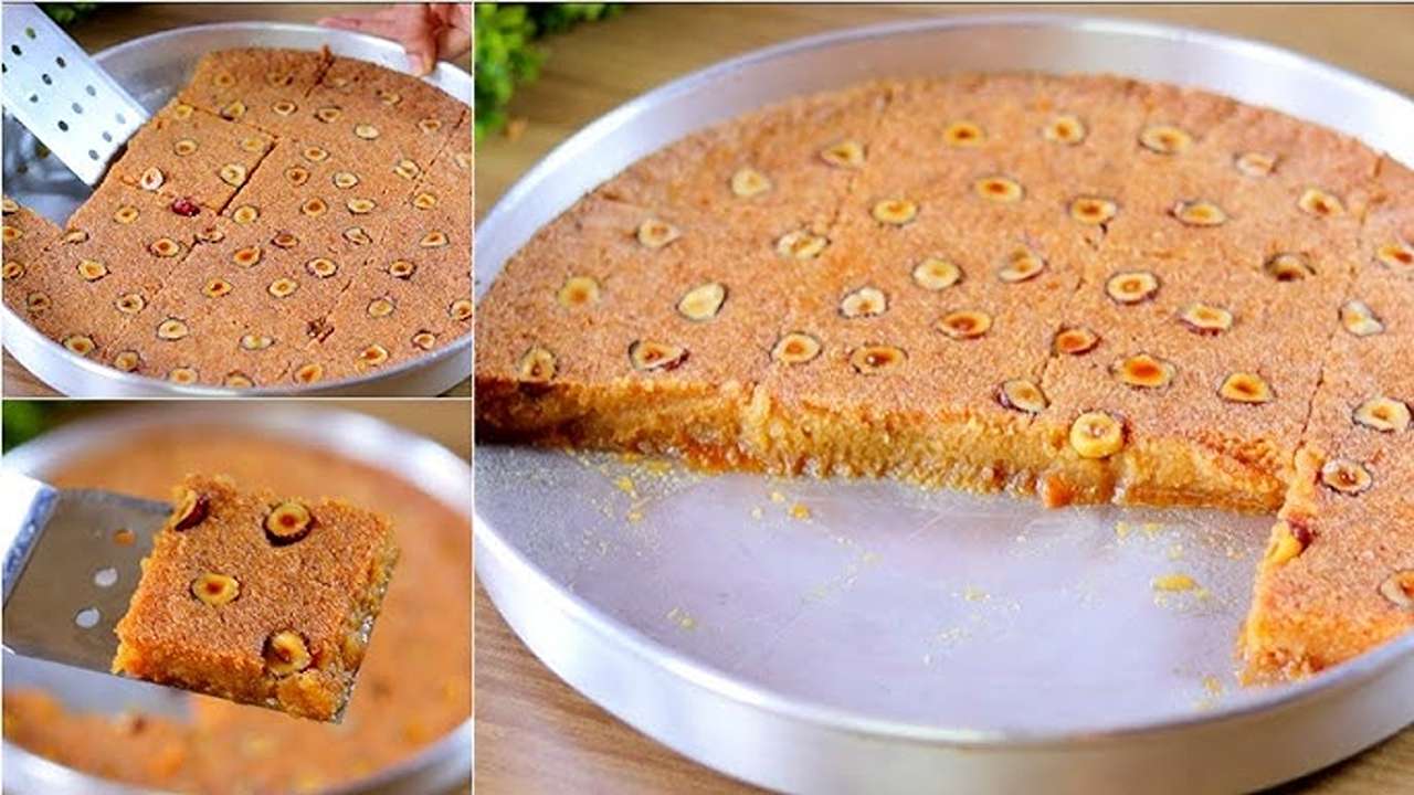 اعملي بسبوسة العشر دقائق بطريقة سهلة وسريعة وغير مكلفة