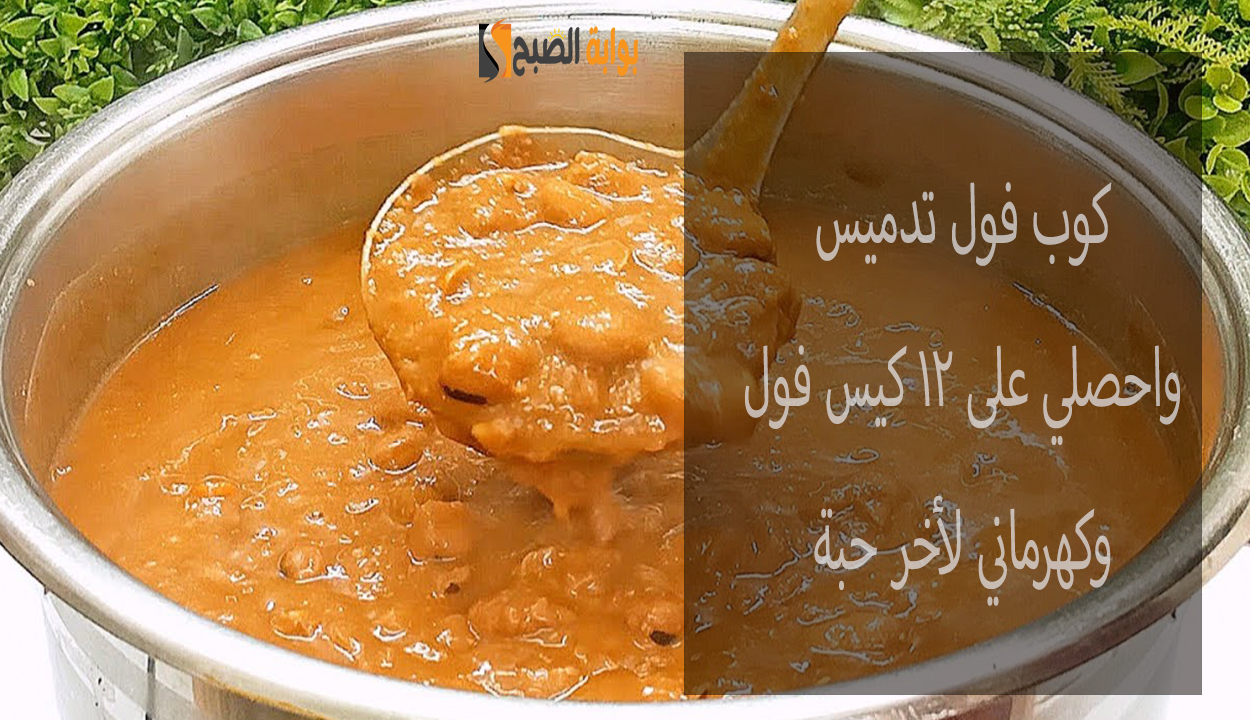 كوب واحد فول وأعملي 12 كيس لسحور رمضان بدون ما يسود لأخر حبة.. إليك طريقة عمله