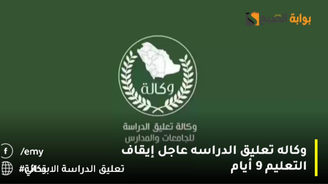"عاجل تعليق الدراسة 9 أيام".. وزارة التعليم تكشف سبب توقف الدوام الحضوري نهائيا بدون تحويل التعليم عن بُعد بدءً من هذا الموعد 2 “عاجل تعليق الدراسة 9 أيام”.. وزارة التعليم تكشف سبب توقف الدوام الحضوري نهائيا بدون تحويل التعليم عن بُعد بدءً من هذا الموعد