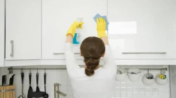 تنظيف المطبخ الألوميتال 1
