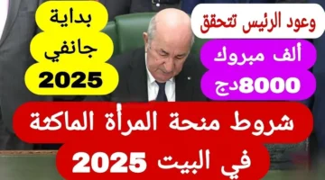 شروط منحة المرأة الماكثة في البيت 2025