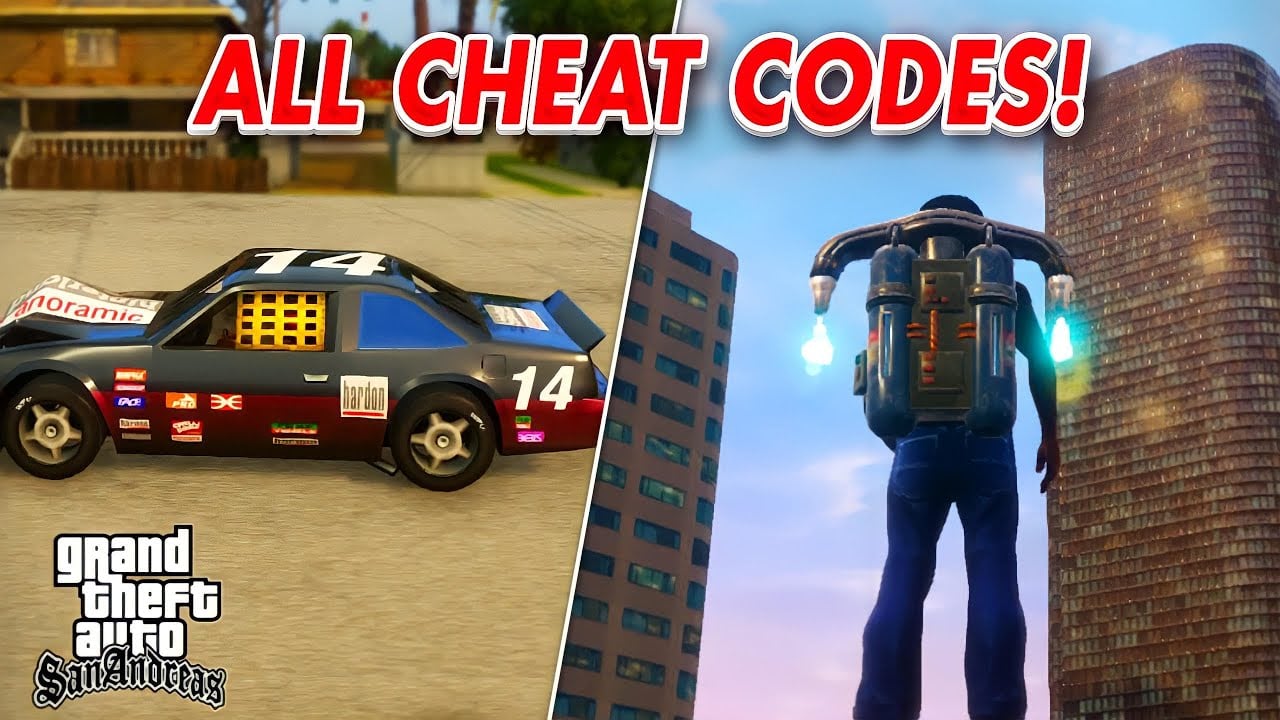 “امتلك مهارات احترافية” شفرات جاتا سان اندرياس GTA San Andreas cheats وأقوى الأكواد للسيطرة على المدينة بأكملها
