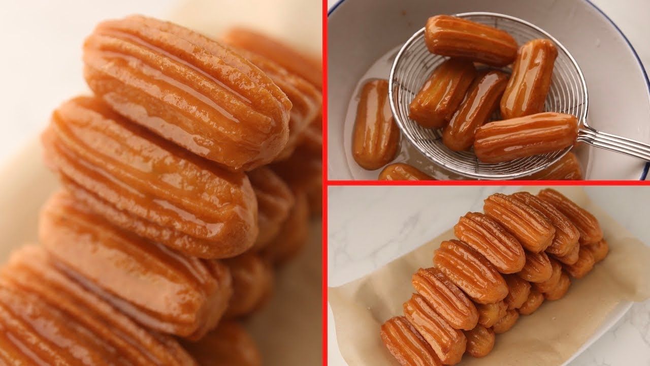 طريقة عمل بلح الشام على سفرتك في رمضان من غير بيض وبوصفة مظبوطة