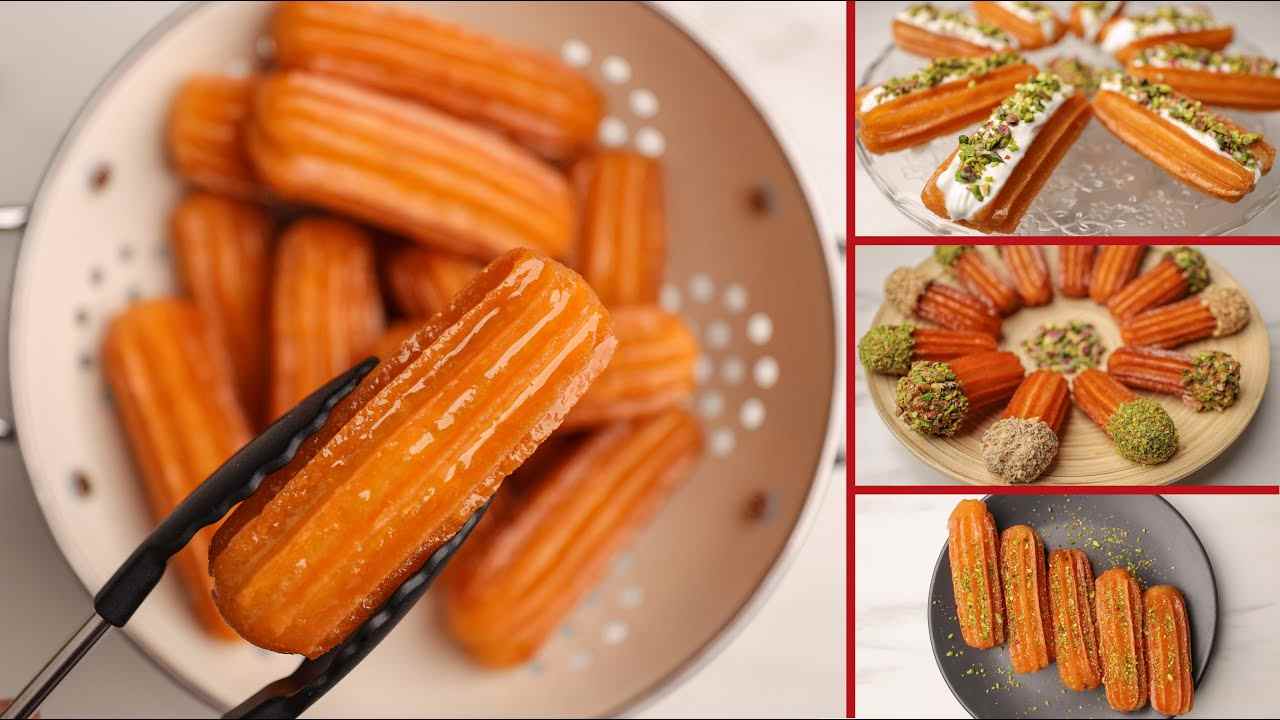 طريقة عمل حلوى بلح الشام أشهر حلويات رمضان بمقادير مضبوطة والطعم أحلى من الجاهز بكتير 7 طريقة عمل حلوى بلح الشام أشهر حلويات رمضان بمقادير مضبوطة والطعم أحلى من الجاهز بكتير