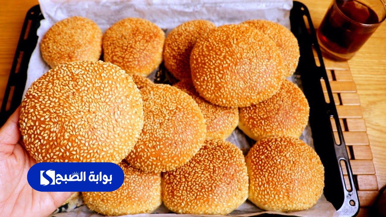 طريقة عمل قرص بالسمسم والسكر والقرفة بوصفة الافران وهتطلع هشة وطرية  