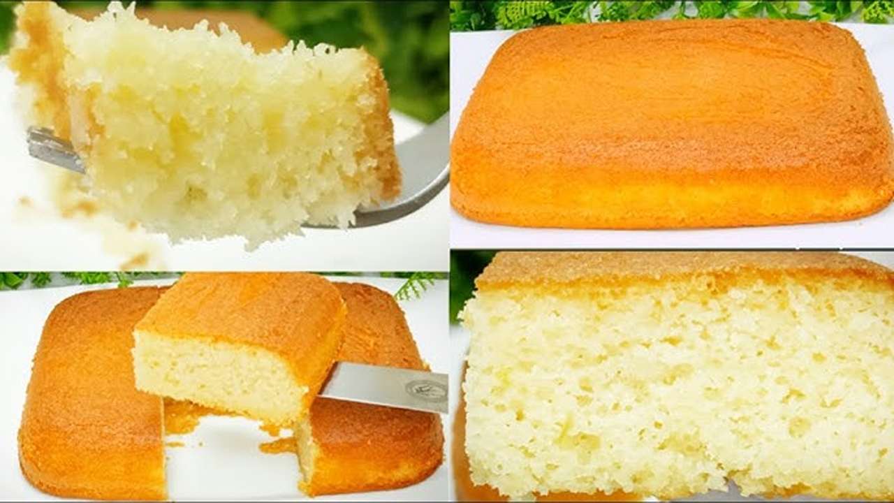 كيكة الزبادي الهشة اعمليها في دقائق وببيضة واحدة للافطار مع كوب الشاي