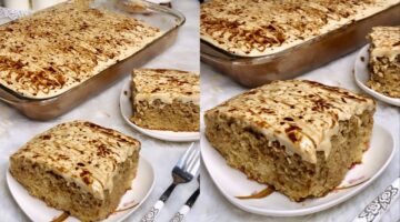طريقة عمل كيكة النسكافية الباردة بمكونات سهلة