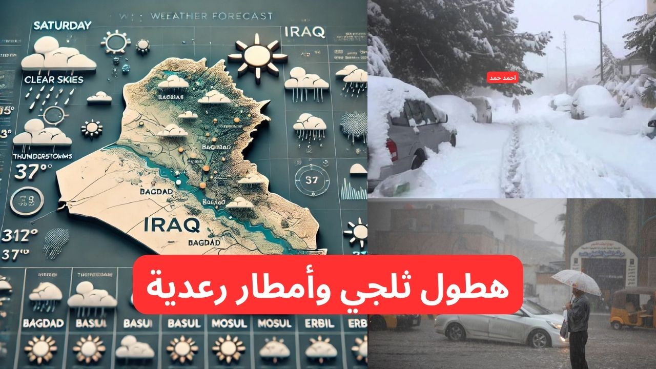 تحذيرات شديدة اللهجة من الأرصاد بشأن “هطول ثلجي وأمطار رعدية وانخفاض بدرجات الحرارة” في هذه المناطق