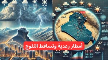 طقس العراق اليوم السبت و حالة الطقس في العراق لهذا الأسبوع