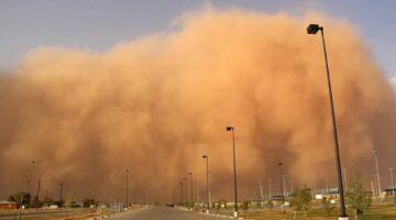 طقس العراق موجات غبار