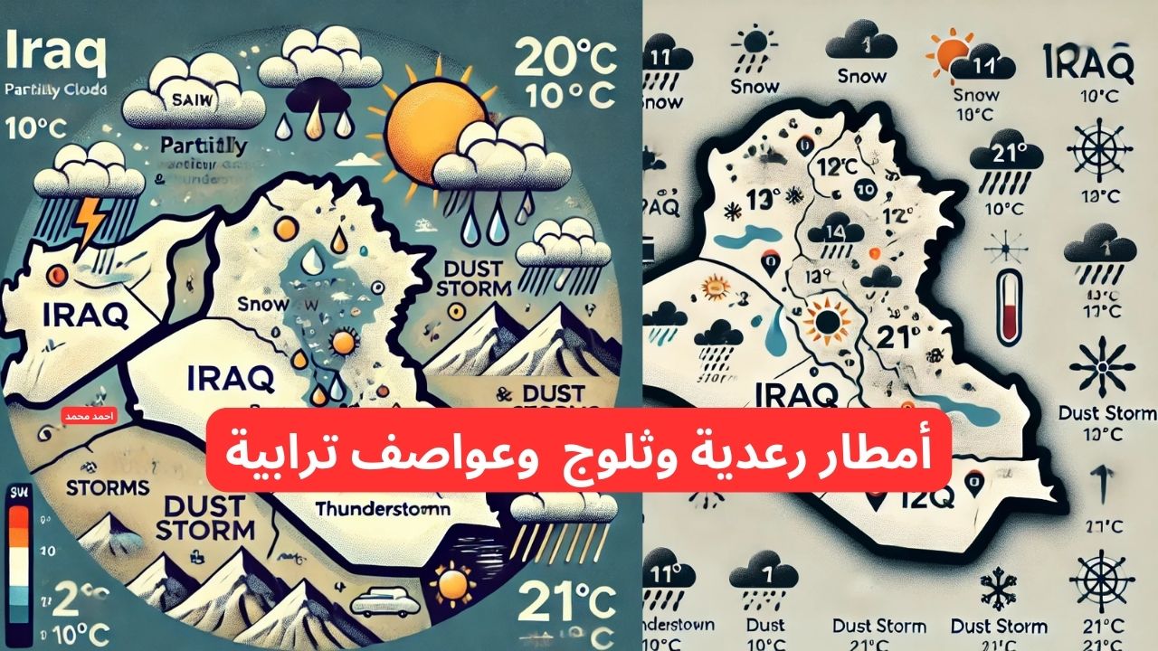 “الزم منزلك”.. تحذير عاجل من الأرصاد من “أمطار رعدية وثلوج وحدوث عواصف ترابية” تحذير شديد اللهجة