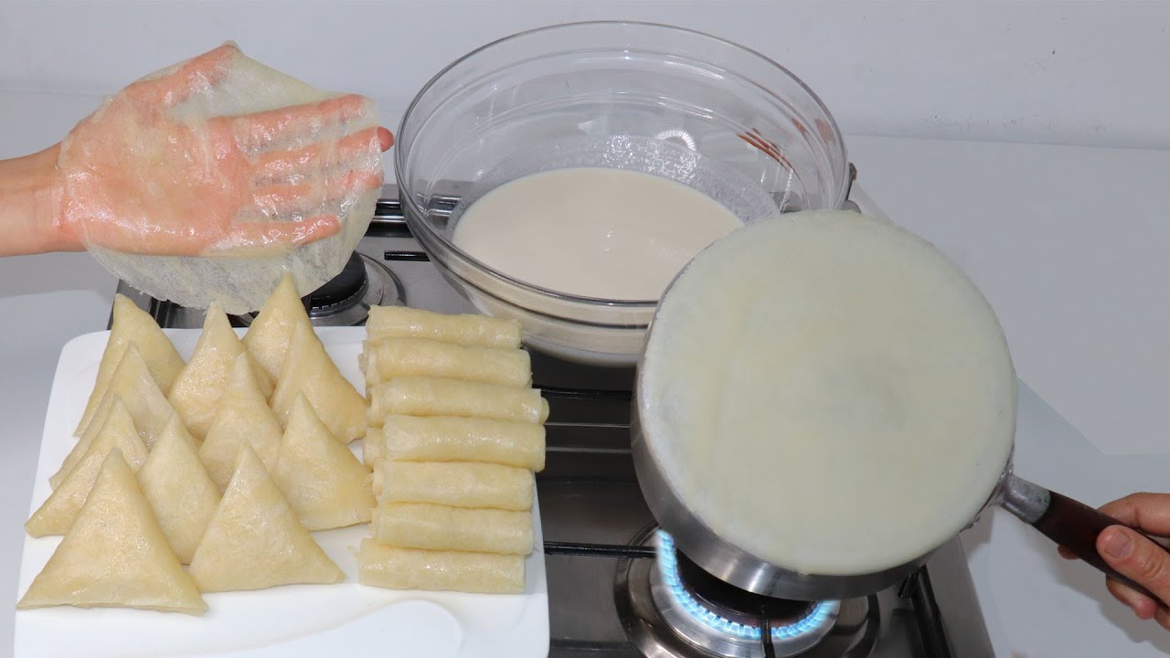 طريقة عمل عجينة السمبوسك الناجحه مثل الجاهزه بخطوات سهله وسريعه