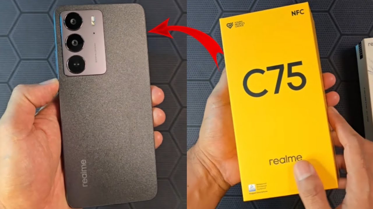 تحفة فنية جديدة تطرحها ريلمي هاتف Realme C75 المصمم بشكل شيك وبمزايا خيالية