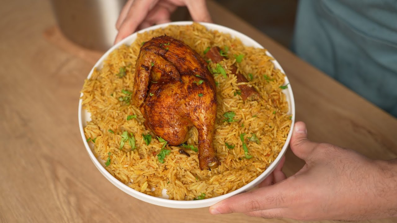 طريقة عمل الكبسة السعودي بالدجاج علي اصولها بخلطة توابل رهيبة بطعم شهي