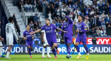 مباراة ضمك ضد الهلال