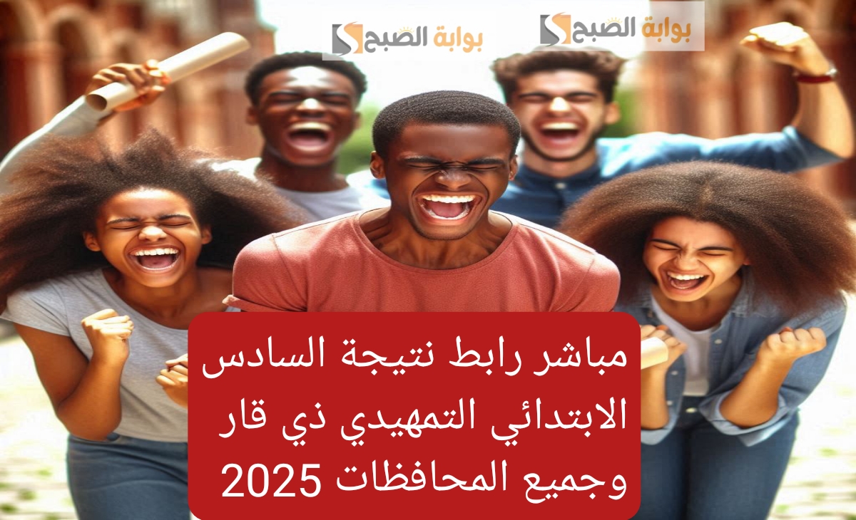 ظهرت رسمي رابط نتيجة السادس الابتدائي التمهيدي ذي قار وجميع المحافظات 2025 2 ظهرت رسمي رابط نتيجة السادس الابتدائي التمهيدي ذي قار وجميع المحافظات 2025